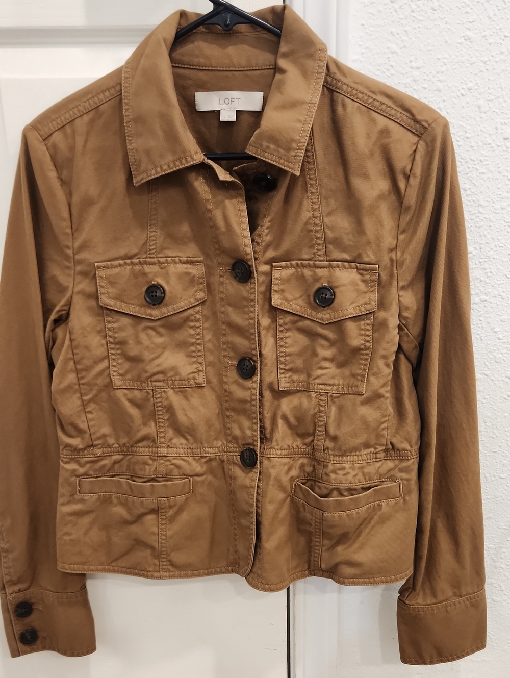 LOFT Tan Utility Field Jacket